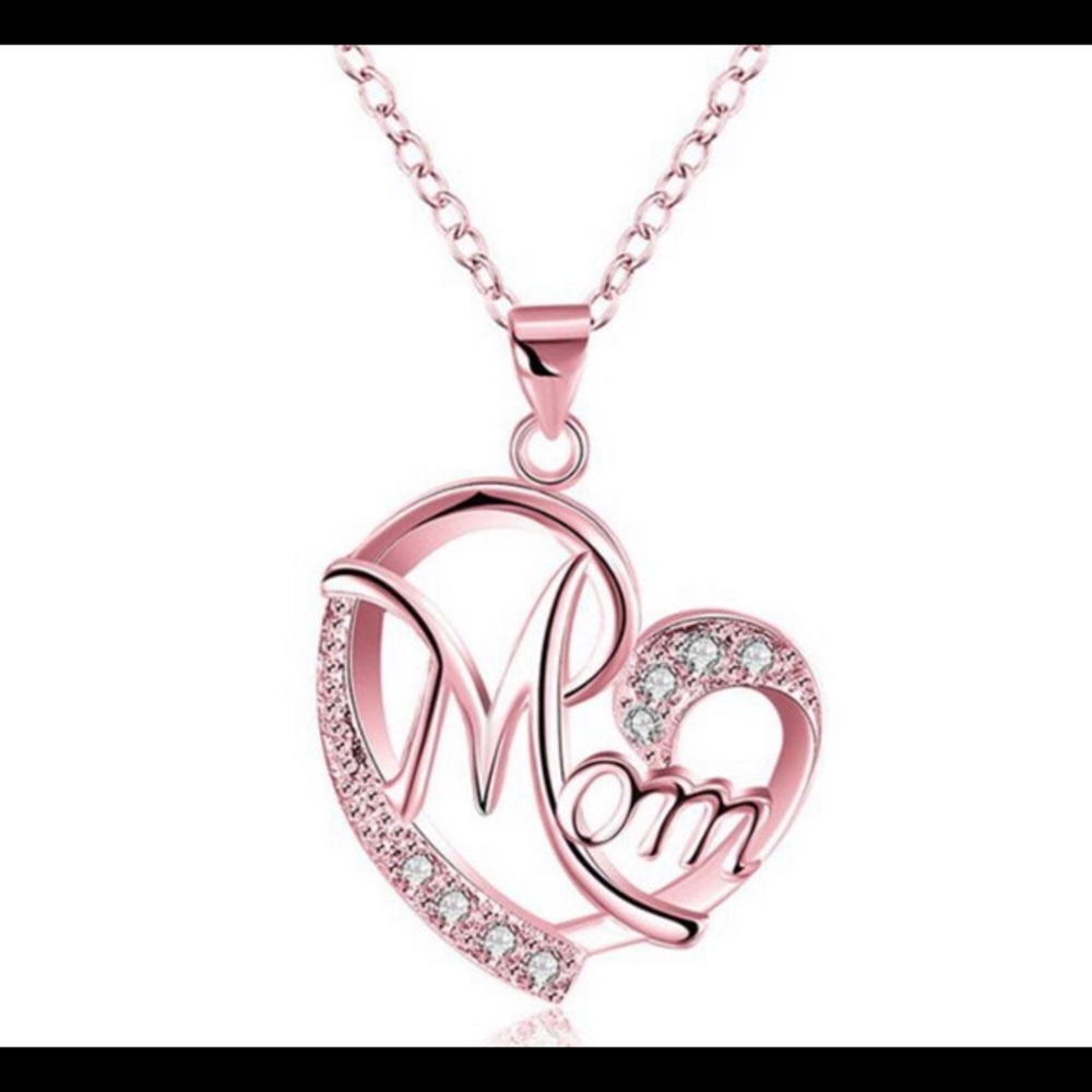 💕🆕 New Mom Rose Gold Color Necklace